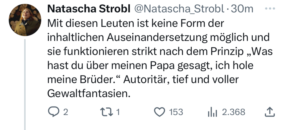 Strobl Tweet Twitter