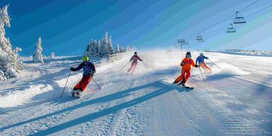 Das Skigebiet Stuhleck in der Steiermark