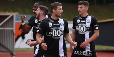 Sturm Graz im Jubel gegen WAC