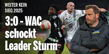3:0 - WAC schockt Leader Sturm