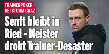 Korb für Sturm - Senft bleibt in Ried