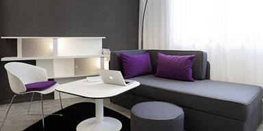 Hotelpark mit Modelma&szlig;en