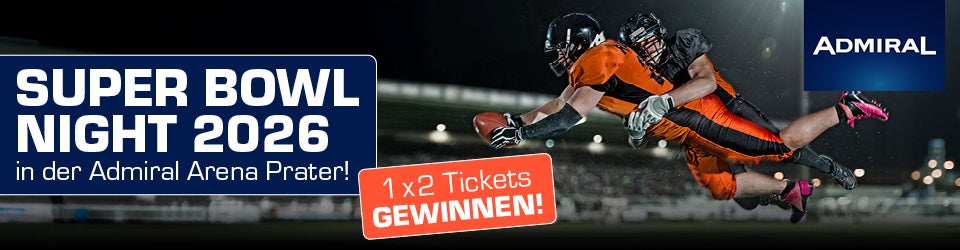 Admiral Super Bowl Party MT Gewinnspiel