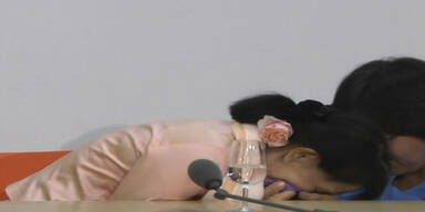 Schwächeanfall: Suu Kyi sagt Dinner ab