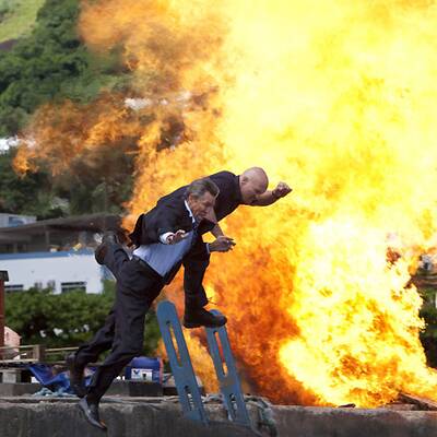 Action-Giganten im Einsatz