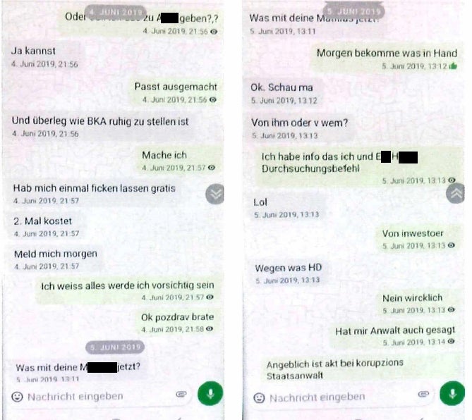 Das geheime Chat-Protokoll der Ibiza-Bande