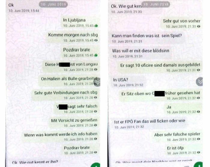 Das geheime Chat-Protokoll der Ibiza-Bande