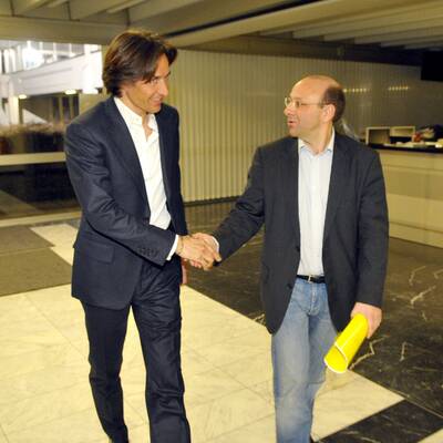 KHG vor seinem ORF-Auftritt