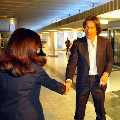 KHG vor seinem ORF-Auftritt