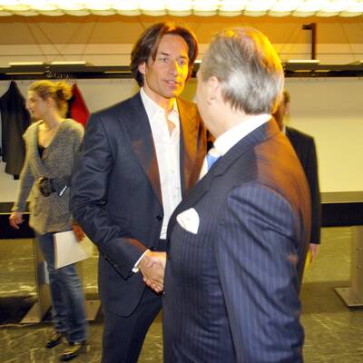 KHG vor seinem ORF-Auftritt