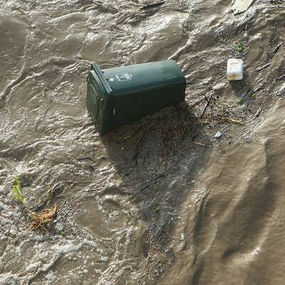 Die Flutwelle in Brisbane