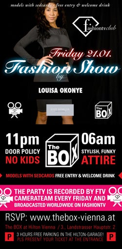 Flyer FashionTV Party in The Box