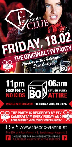 fashiontv Party Flyer