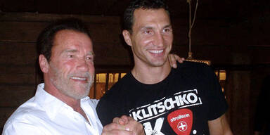 Arnold Schwarzenegger & Wladimir Klitschko in Kitzbühel