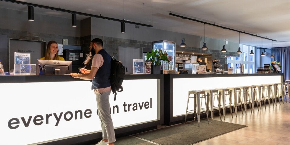 a&o Hostel Nr. 40 Rezeption