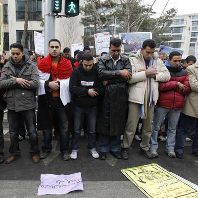 Ägypter in aller Welt demonstrieren