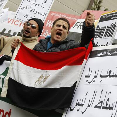 Ägypter in aller Welt demonstrieren