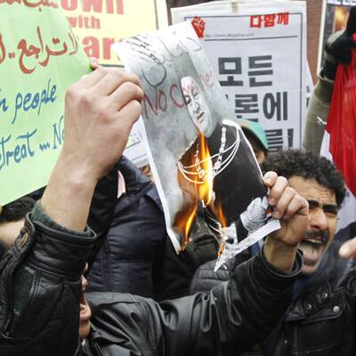 Ägypter in aller Welt demonstrieren