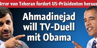 Ahmadinejad fordert TV-Duell mit Obama