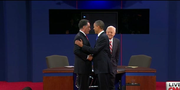 3. TV-Duell: Obama herzt Romneys Enkel