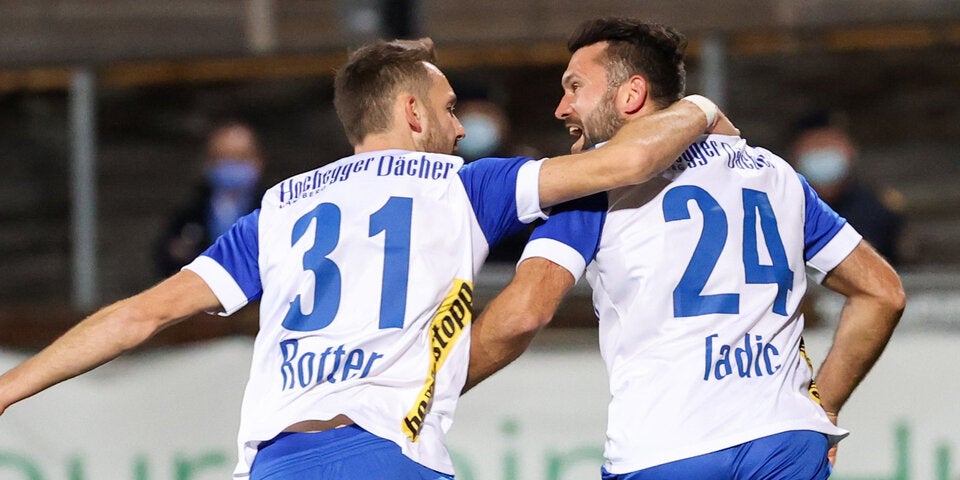 Hartberg erkämpft 2:1-Sieg gegen Austria