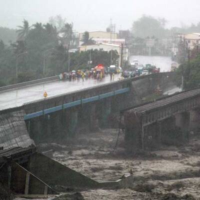 Taifun in Taiwan