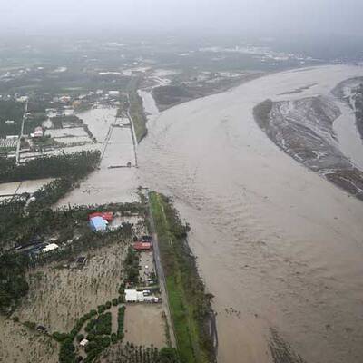 Taifun in Taiwan