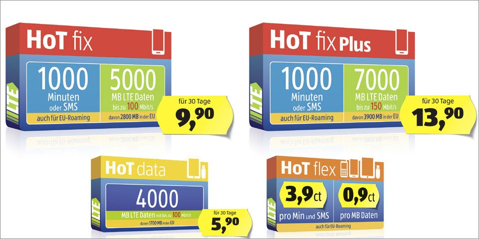 HoT rüstet alle Tarife ab sofort auf