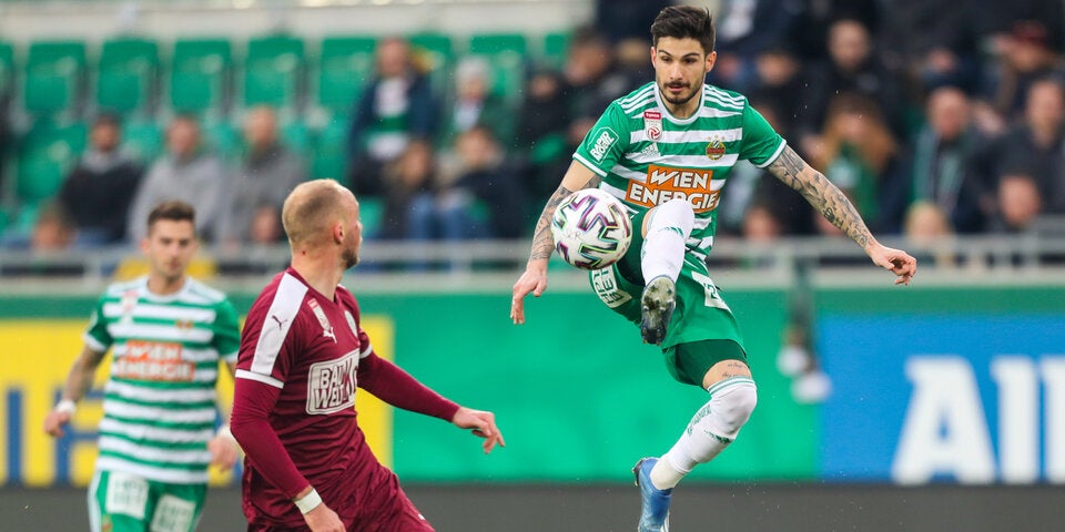 Ballkünstler ''Taxi'' Fountas schoss das 2:1 gegen Mattersburg am vergangenen Wochenende