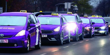 Violette Taxis f&uuml;r Wien? Stadt plant Einheitslook