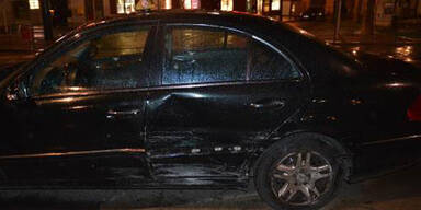 Nach Crash: Taxler fuhr mit kaputtem Auto davon