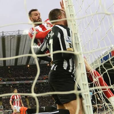 Hier kracht Newcastle-Star gegen Stange