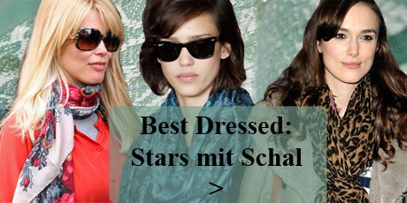 TeaserPopup Slide Best Dressed: Stars mit Schal