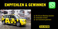 Per WhatsApp Taxi bestellen und Gutschein gewinnen