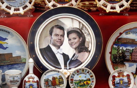 Teller Victoria Schweden Hochzeit Daniel Westling