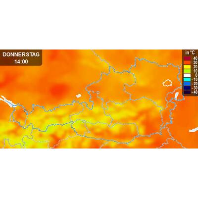 So heiß wird es in den nächsten Tagen in Österreich.