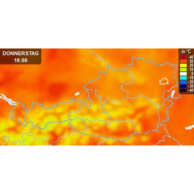So heiß wird es in den nächsten Tagen in Österreich.