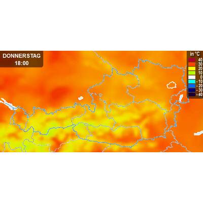So heiß wird es in den nächsten Tagen in Österreich.