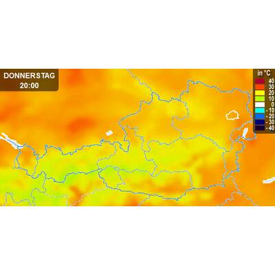 So heiß wird es in den nächsten Tagen in Österreich.
