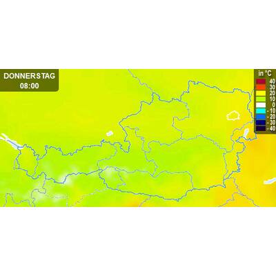 So heiß wird es in den nächsten Tagen in Österreich.
