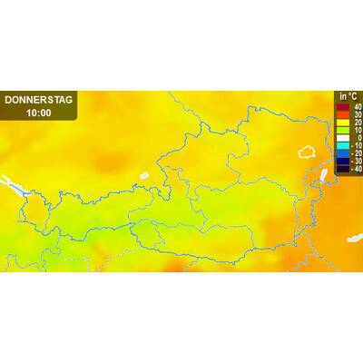 So heiß wird es in den nächsten Tagen in Österreich.