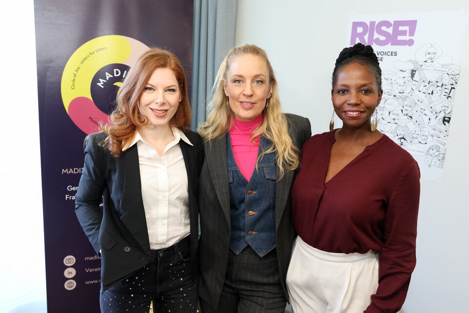 Teresa Vogl, Lilian Klebow und Rachelle Jeanty 