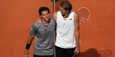Zverev st&auml;rkt Kumpel Thiem den R&uuml;cken