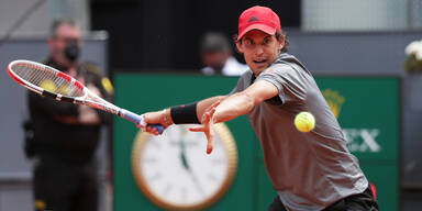 Dominic Thiem beim ATP-Turnier in Rom
