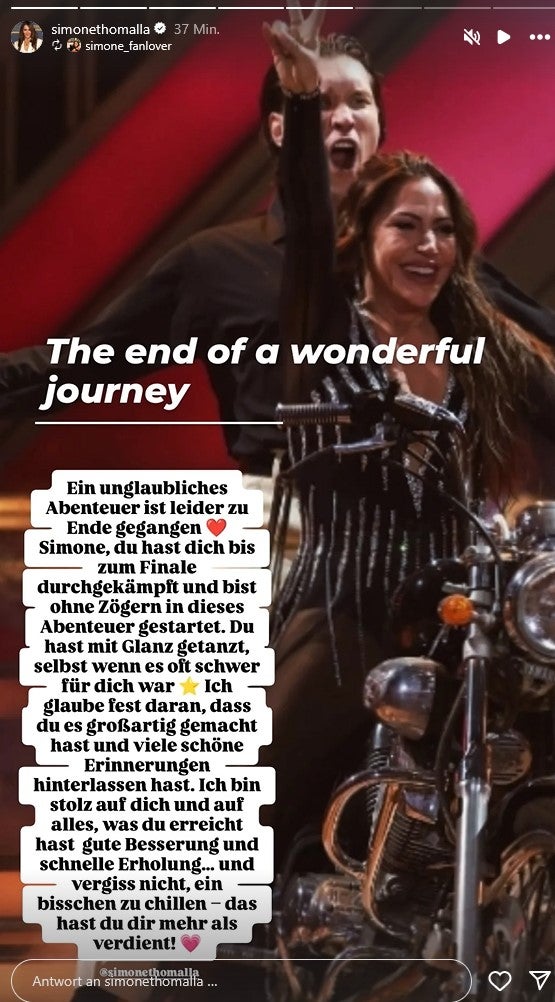 Simone Thomalla erhält viele emotionale Nachrichten auf Instagram