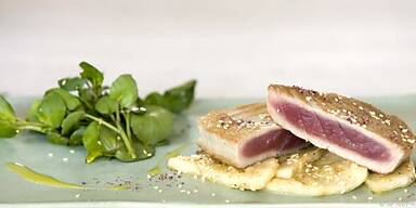 Thunfisch l&auml;sst sich im Backofen fertig d&uuml;nsten