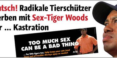 Sex-Tiger als abschreckendes Beispiel