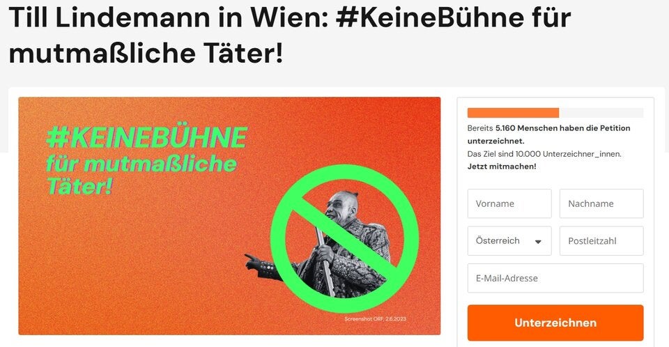 Neuer Wirbel um Till Lindemann in Wien: Absage gefordert!