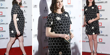 Anne Hathaway - Stylisches Babybauch-Debüt