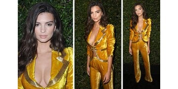 Emily Ratajkowski - Sexy in Gelb